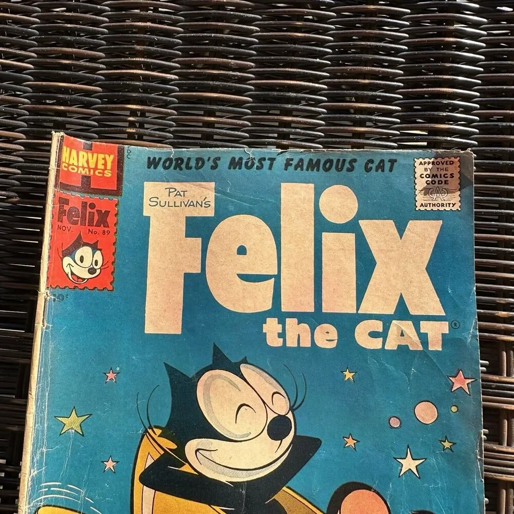 Pat‎ Sullivan Felix the Cat Comic Book #89 The Flying Saucer